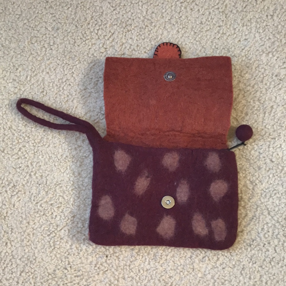 Rising Tide Boho Wool Wristlet - Picture 5 of 12